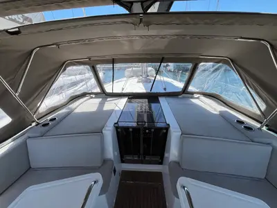 Kos 47.1, a Beneteau Oceanis 47 sailboat at Athens, Greece
