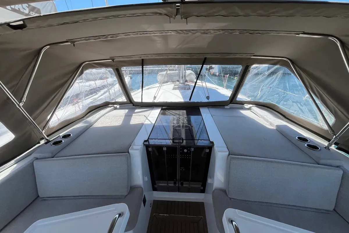 Kos 47.1, a Beneteau Oceanis 47 sailboat at Athens, Greece