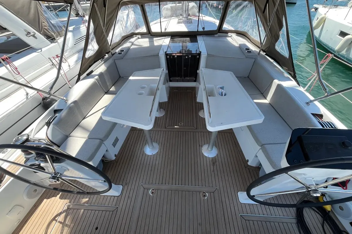 Kos 47.1, a Beneteau Oceanis 47 sailboat at Athens, Greece