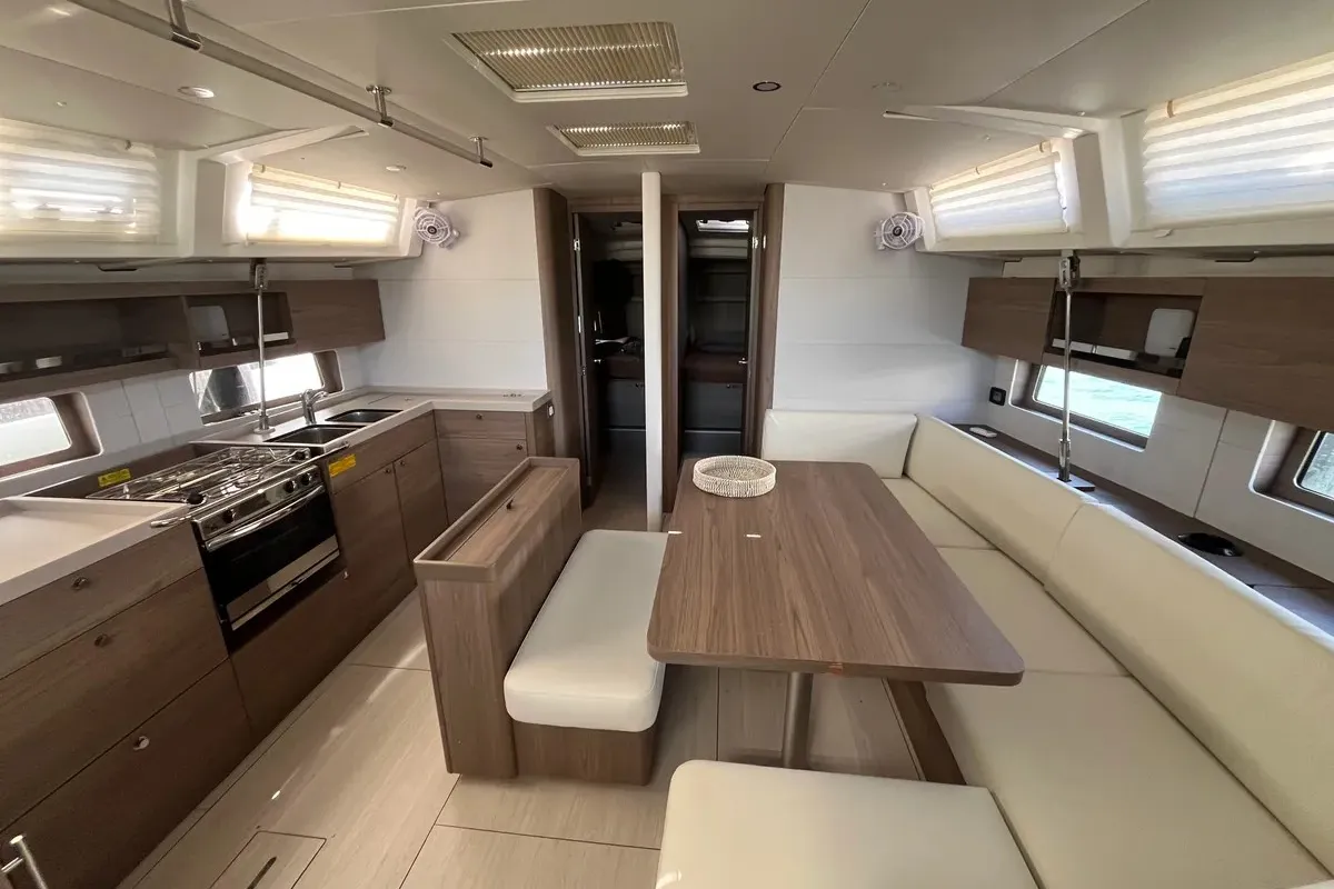 Kos 47.1, a Beneteau Oceanis 47 sailboat at Athens, Greece