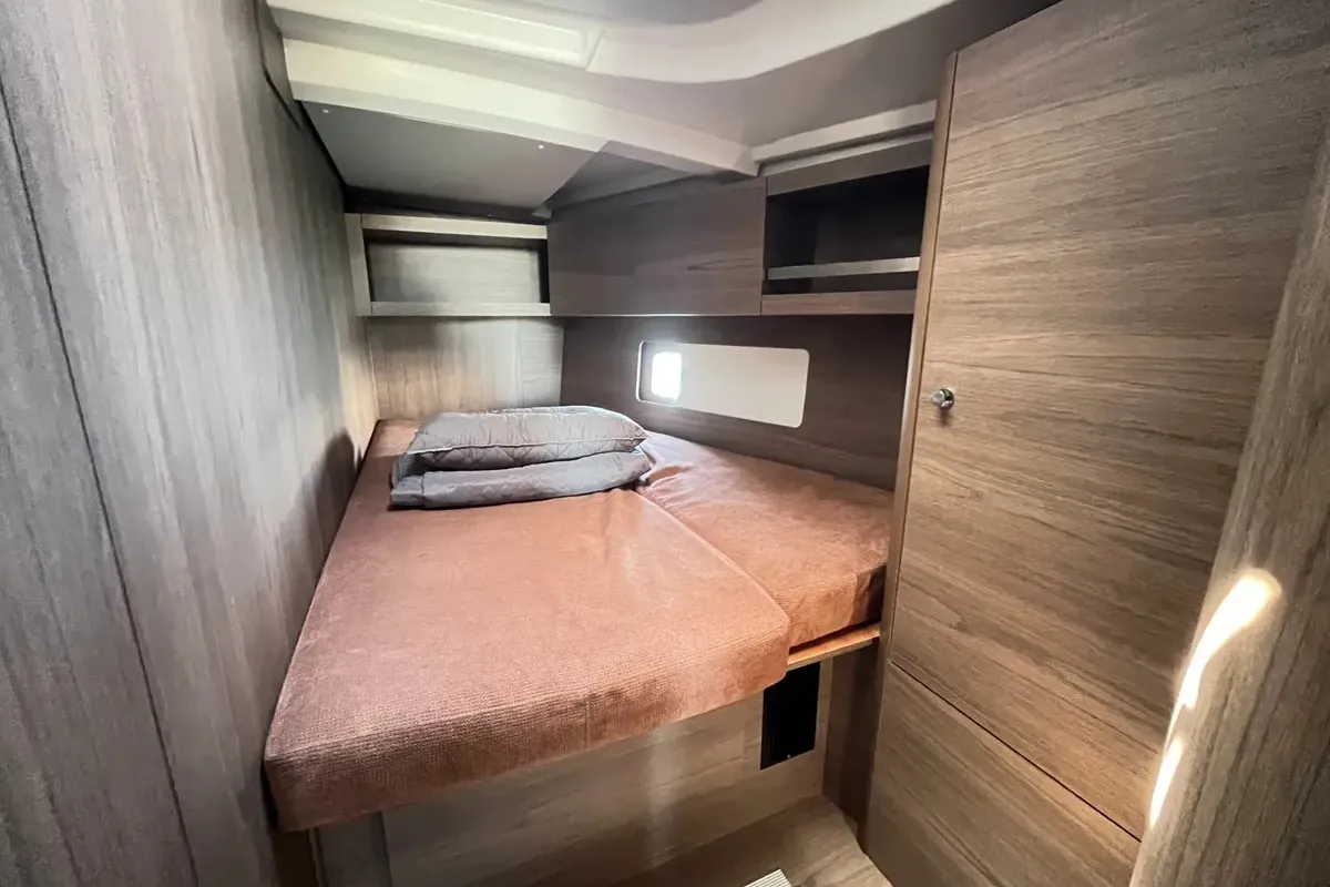 Kos 47.1, a Beneteau Oceanis 47 sailboat at Athens, Greece