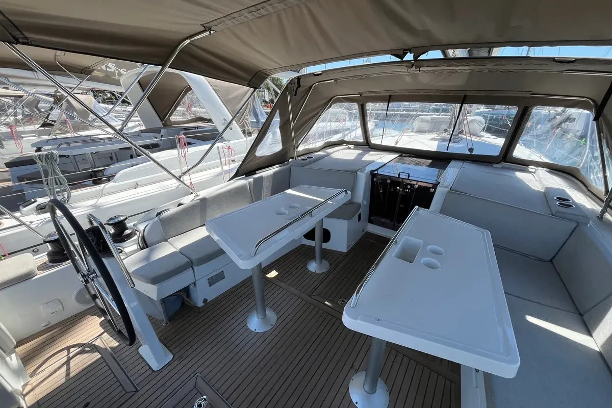 Kos 47.1, a Beneteau Oceanis 47 sailboat at Athens, Greece