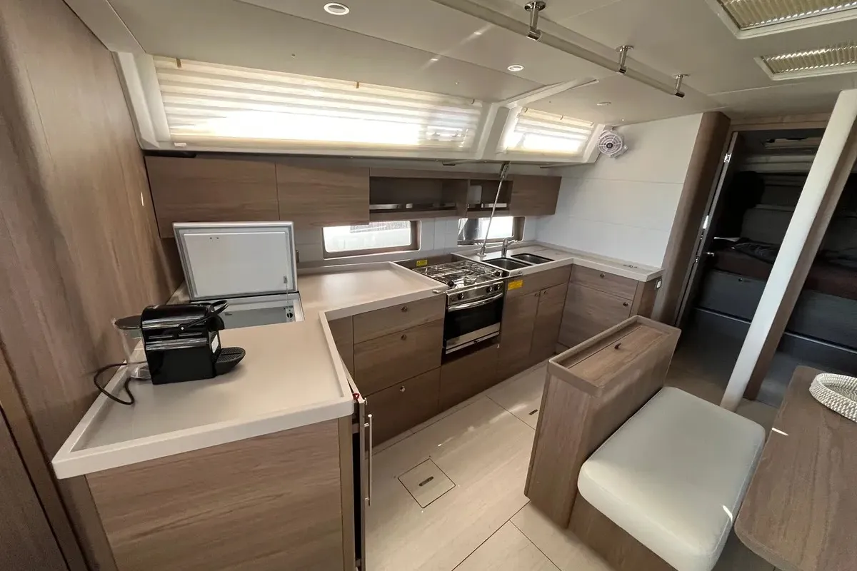 Kos 47.1, a Beneteau Oceanis 47 sailboat at Athens, Greece