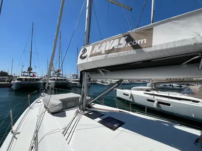 Kos 47.1, a Beneteau Oceanis 47 sailboat at Athens, Greece