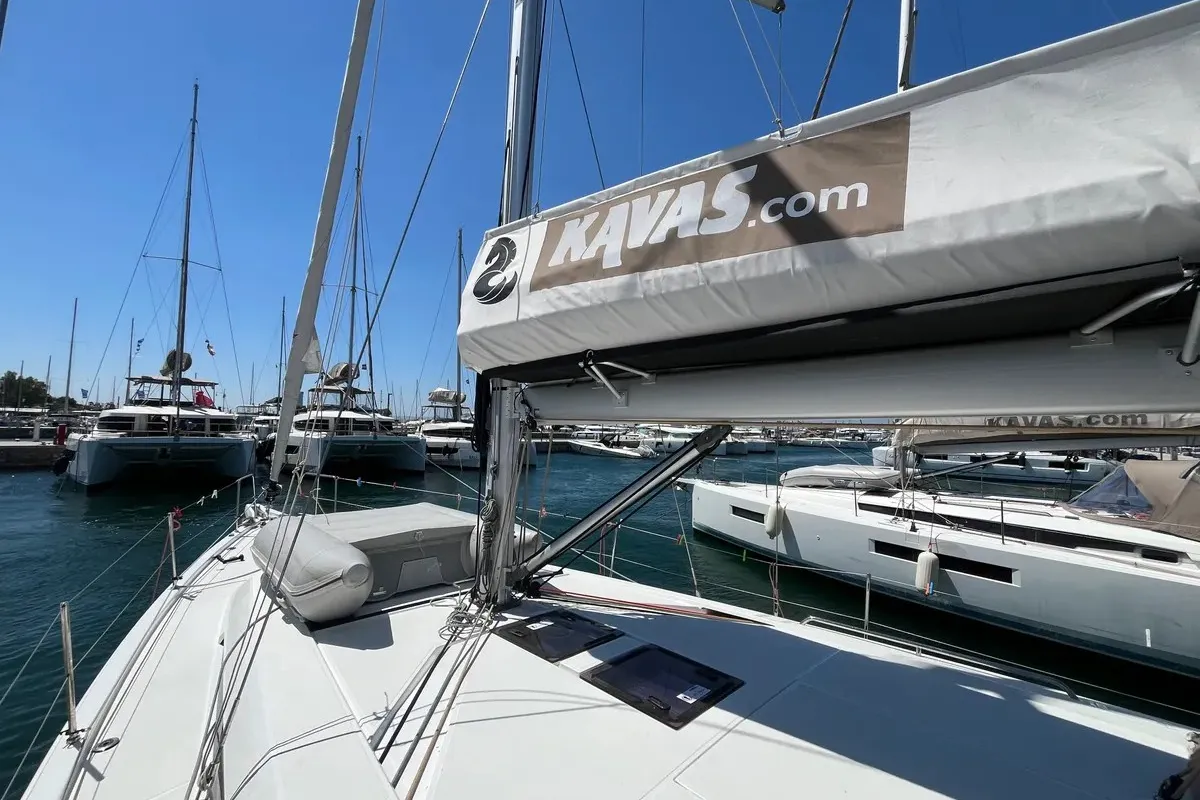 Kos 47.1, a Beneteau Oceanis 47 sailboat at Athens, Greece