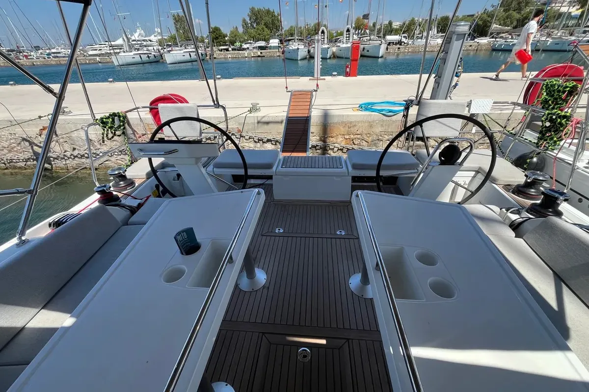 Kos 47.1, a Beneteau Oceanis 47 sailboat at Athens, Greece