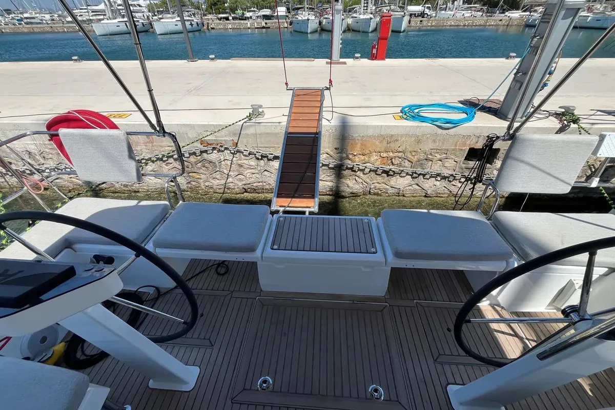 Kos 47.1, a Beneteau Oceanis 47 sailboat at Athens, Greece