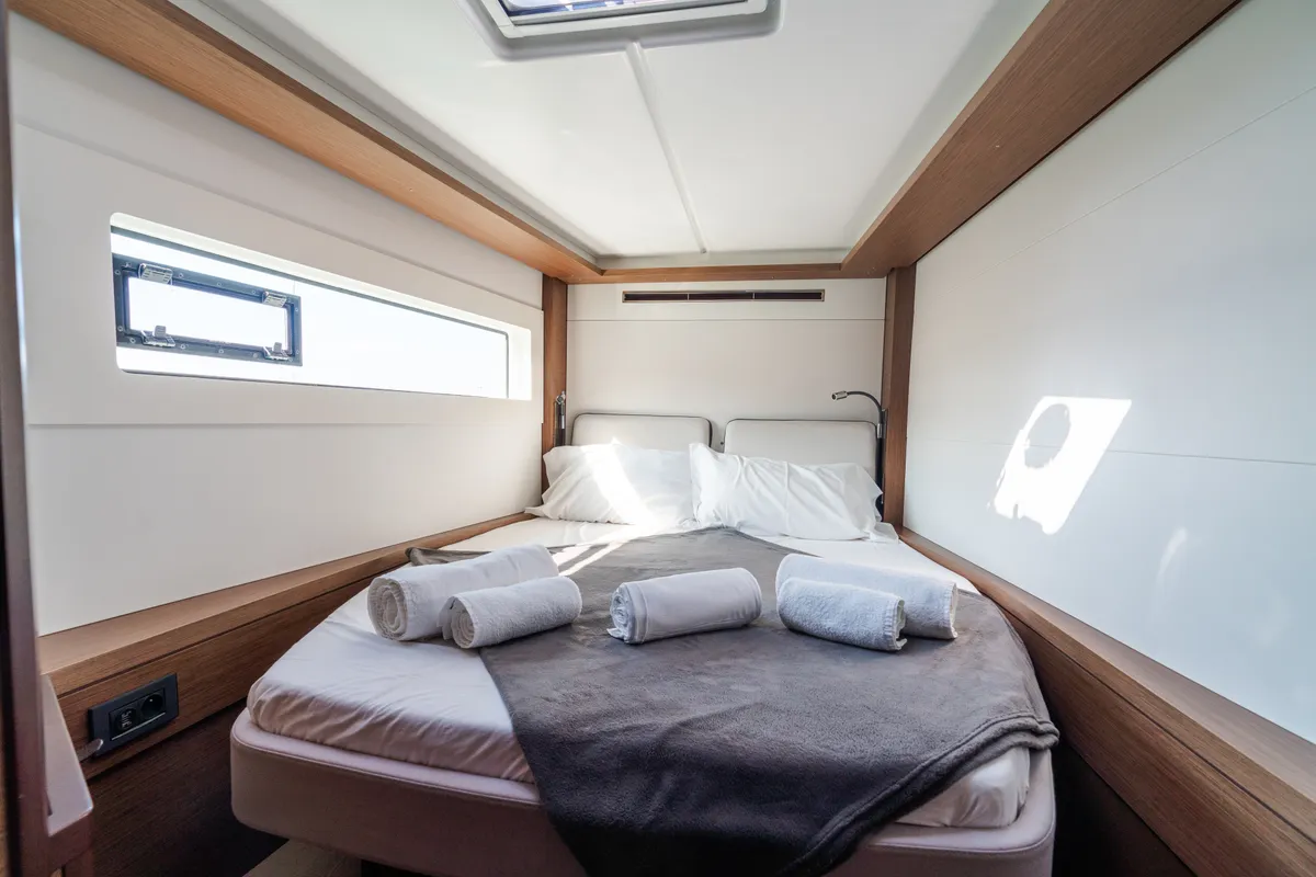 Cabin on MareAmare - Premium line, a Lagoon 46 catamaran at Capo d'Orlando, Italy