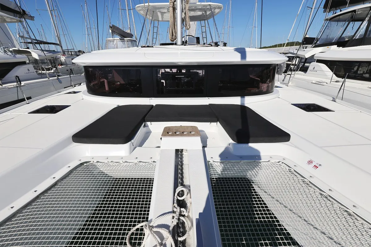 Salon of Guilty Pleasure, a Lagoon 46 catamaran at Općina Sukošan, Croatia