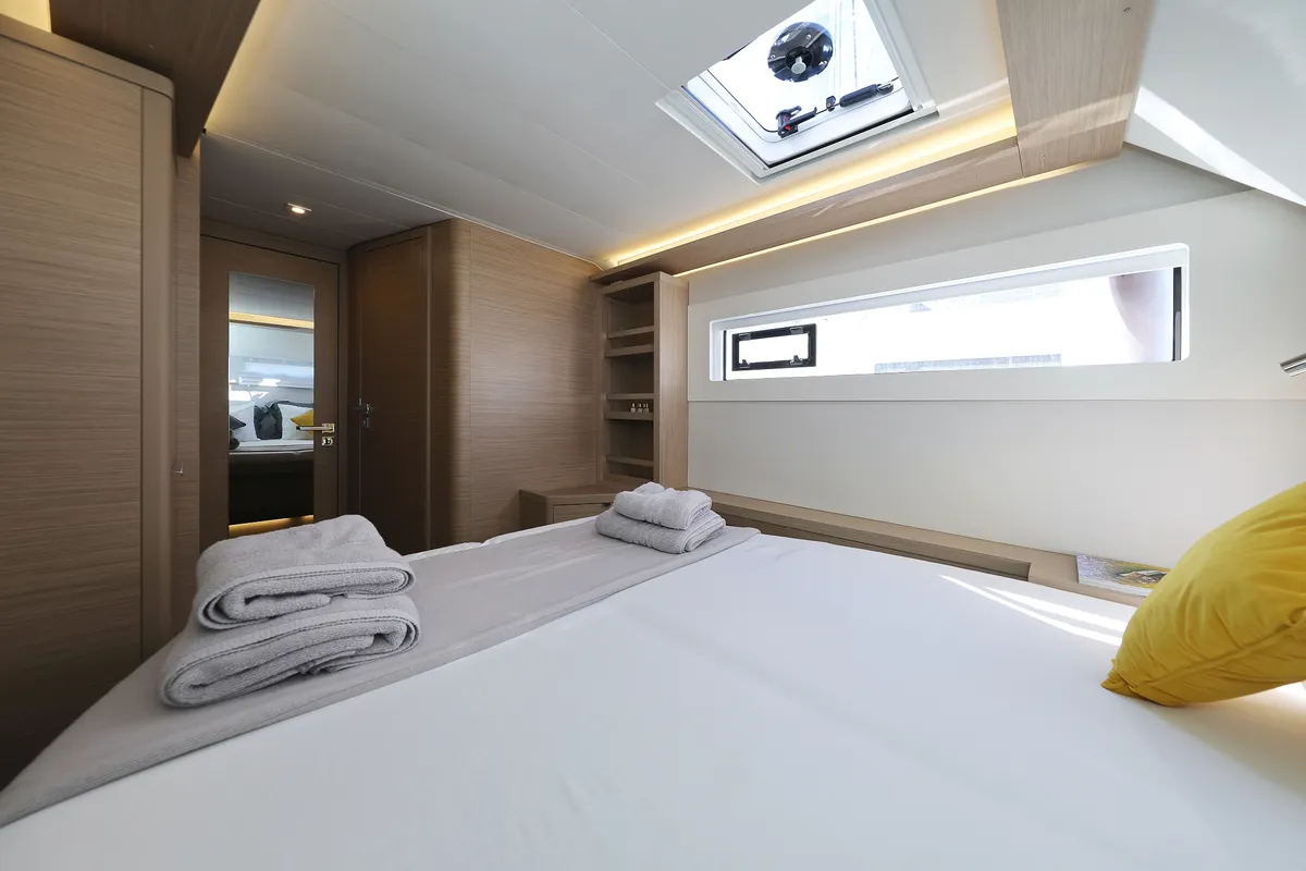 Cabin on Guilty Pleasure, a Lagoon 46 catamaran at Općina Sukošan, Croatia