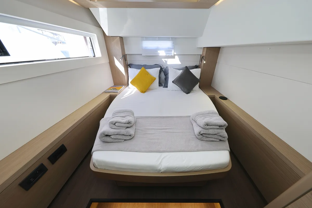 Cabin on Guilty Pleasure, a Lagoon 46 catamaran at Općina Sukošan, Croatia