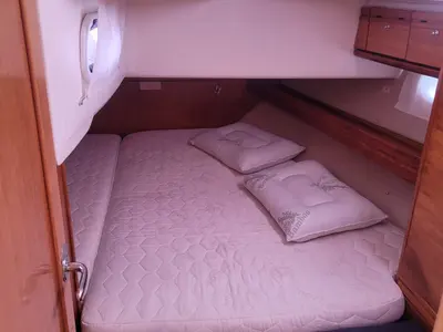 Cabin on Denise, a Bavaria 46 sailboat at Municipal Unit of Ellomenos, Greece