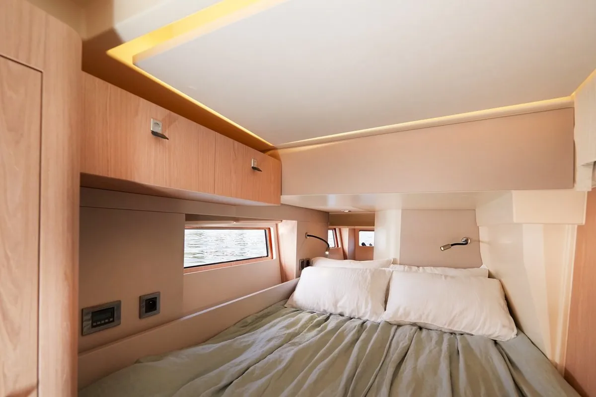 Cabin on Olga V, a Beneteau Oceanis Yacht 62 - 3 + 1 sailboat at Grad Kaštela, Croatia