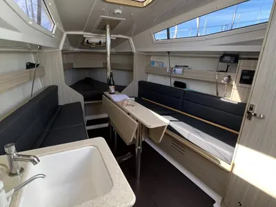 Galley of Alyzee, a Northman Maxus 26 Standard sailboat at Kerners, France