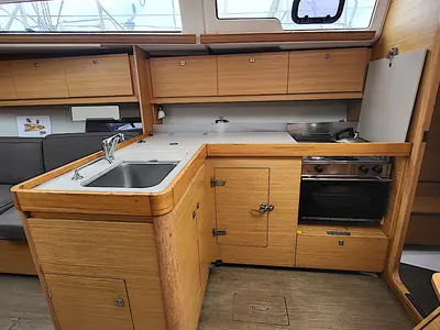Galley of Ithaque, a Dufour 382 GL sailboat at Toulon, France