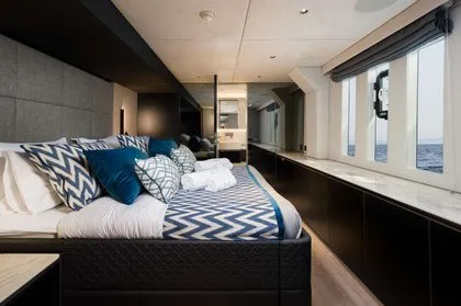 Cabin on Sunreef 70, a catamaran at Kaštela, Croatia
