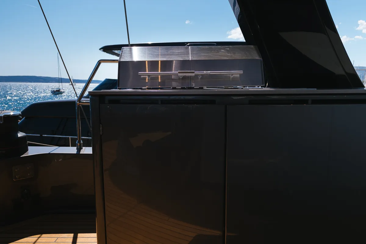 Exterior view of Sunreef 70, a catamaran at Kaštela, Croatia