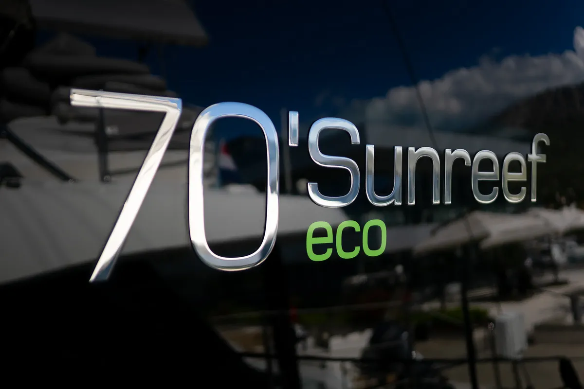 Sunreef 70, a catamaran at Kaštela, Croatia