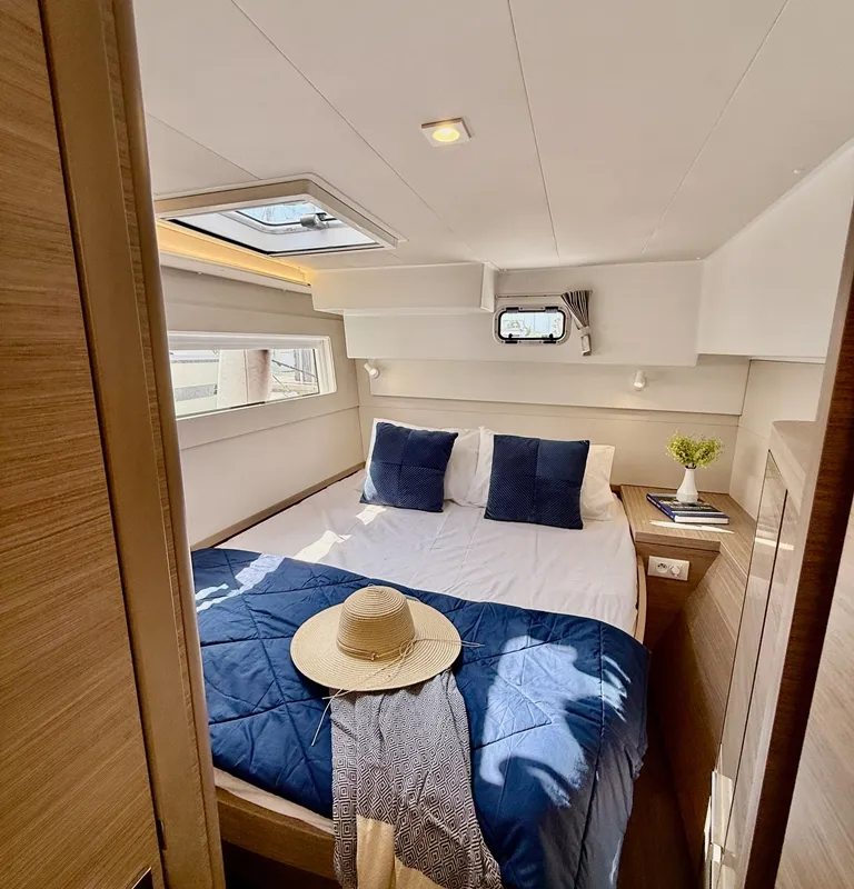 Cabin on Blue Horizon, a Lagoon 40 catamaran at Municipal Unit of Ellomenos, Greece
