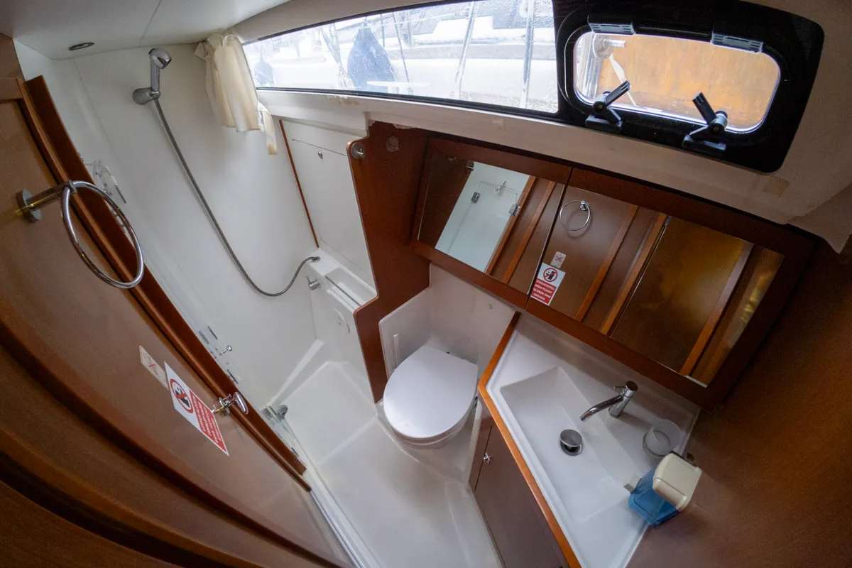 Head on Comfort, a Beneteau Oceanis 41 sailboat at Fethiye, Turkey
