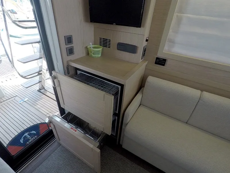 Galley of Ocean Dreamer, a Beneteau Swift Trawler 47 motor yacht at Grad Šibenik, Croatia