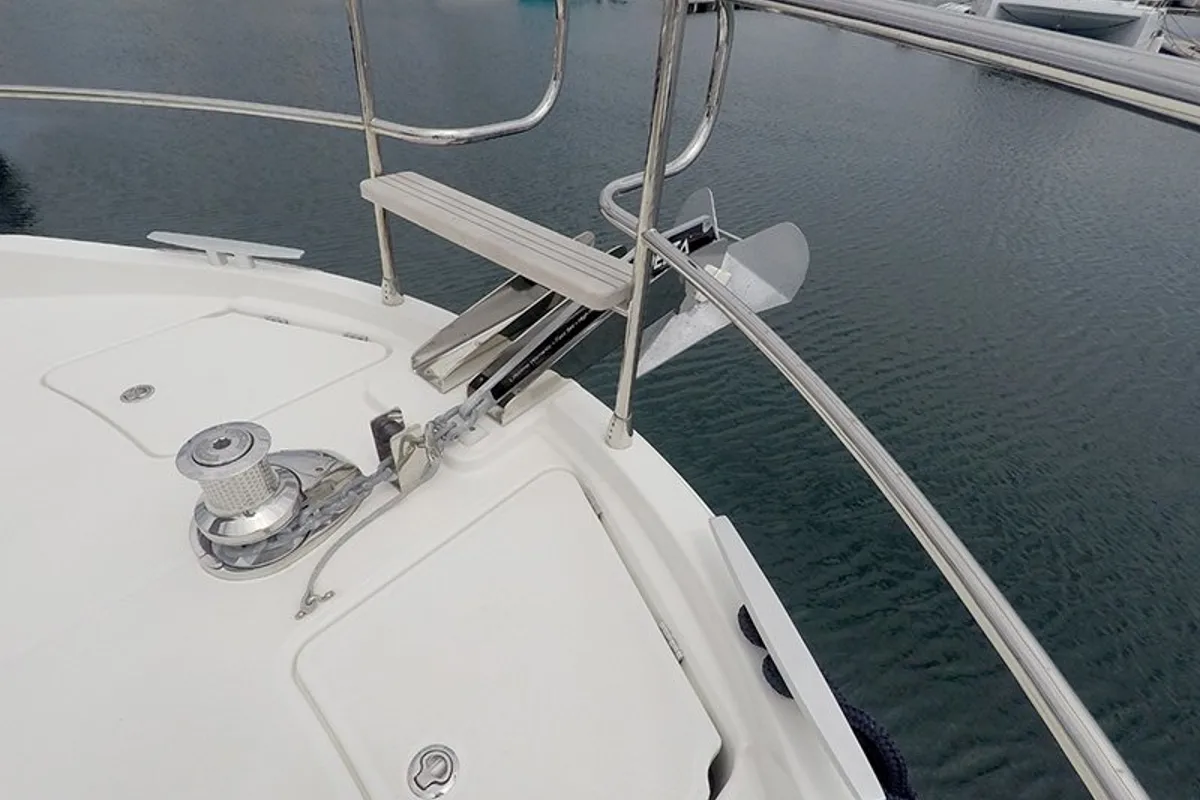 Ocean Dreamer, a Beneteau Swift Trawler 47 motor yacht at Grad Šibenik, Croatia