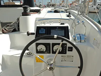 Galley of Bronze Kiss, a Excess 11 - 4 + 1 + 1 cab. catamaran at Split, Croatia