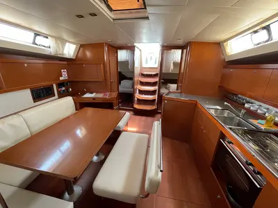 Salon of Golden Dreams, a Beneteau Oceanis 45 sailboat at Općina Sukošan, Croatia
