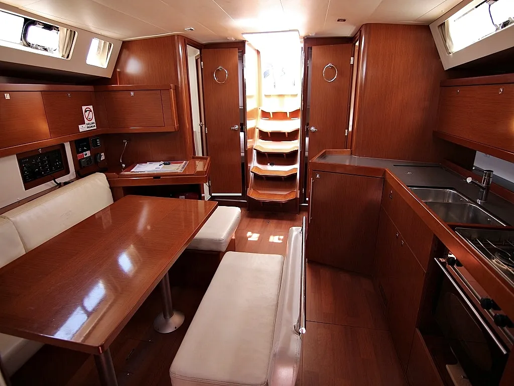 Salon of Golden Dreams, a Beneteau Oceanis 45 sailboat at Općina Sukošan, Croatia