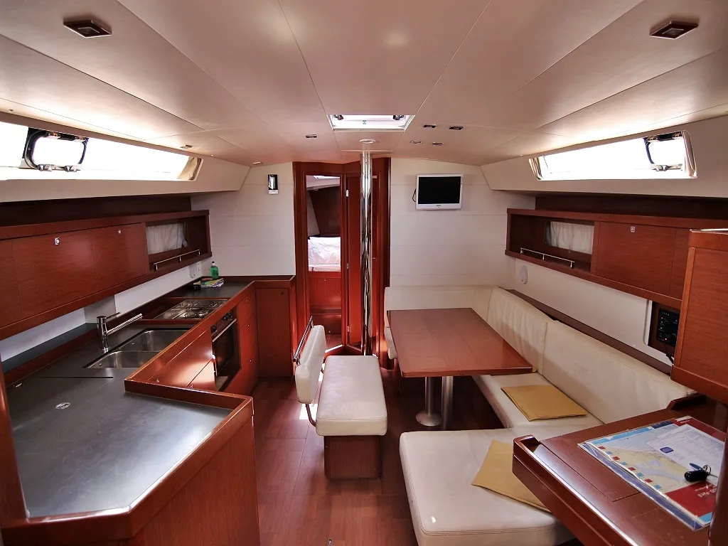 Salon of Golden Dreams, a Beneteau Oceanis 45 sailboat at Općina Sukošan, Croatia