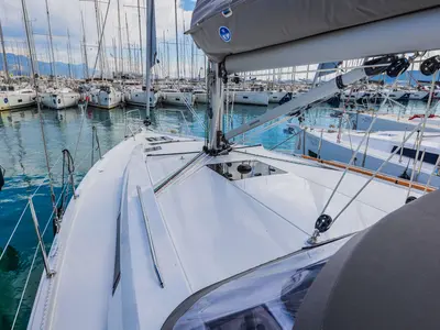 Spark, a Hanse 410 sailboat at Šibenik, Croatia