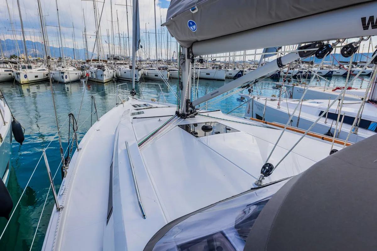 Spark, a Hanse 410 sailboat at Šibenik, Croatia