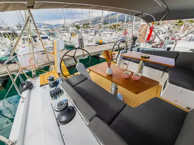 Spark, a Hanse 410 sailboat at Šibenik, Croatia