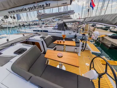 Spark, a Hanse 410 sailboat at Šibenik, Croatia