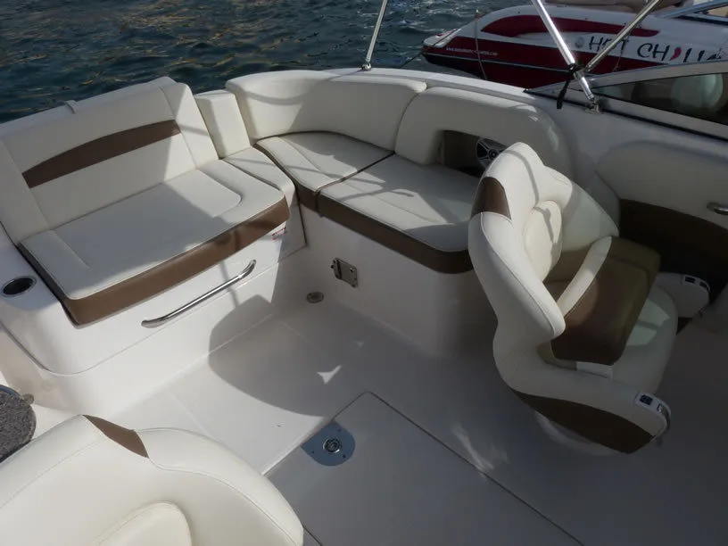 Salon of Triple X, a Chaparral 225 SSi Cuddy motorboat at Tribunj, Croatia