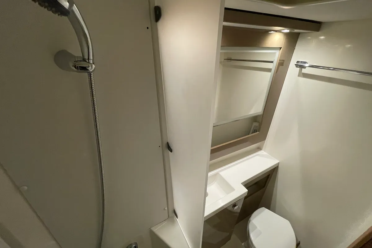 Head on Lamela, a Fountaine Pajot Saba 50 catamaran at Municipal Unit of Lefkada, Greece