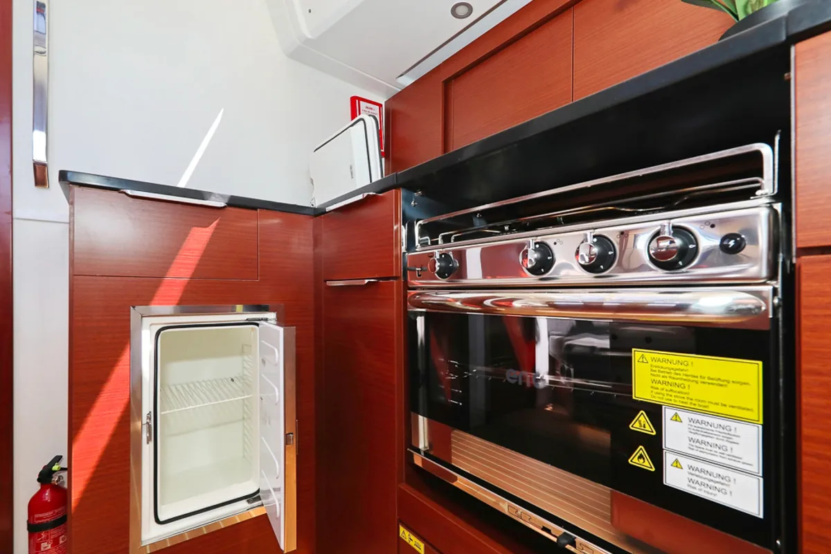 Galley of I'm Alone, a Hanse 460 sailboat at Pirovac, Croatia