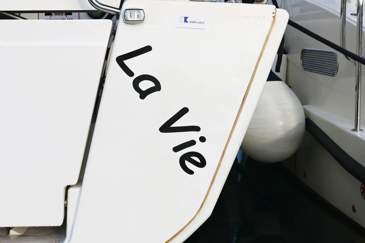 La Vie, a Dufour 412 GL sailboat at Grad Biograd na Moru, Croatia