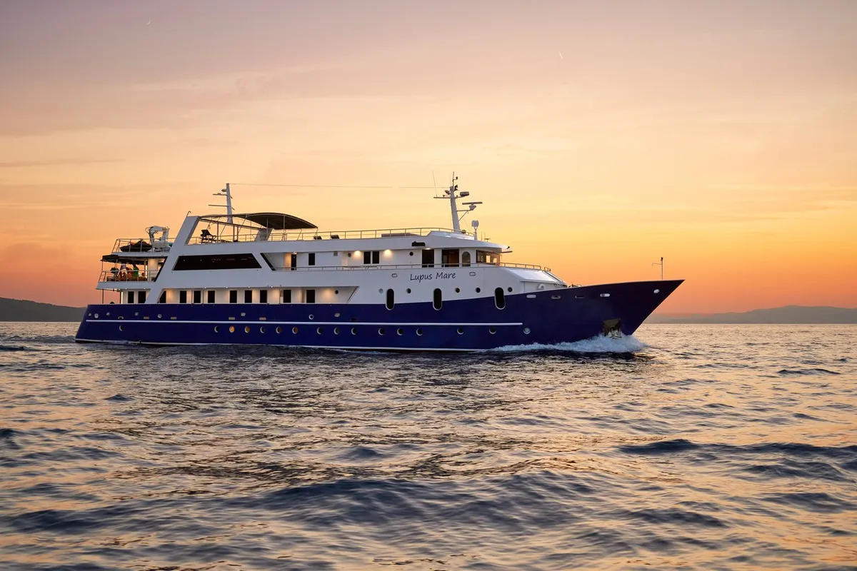 Exterior view of Lupus Mare, a Custom Made Lupus Mare motorboat at Split, Croatia