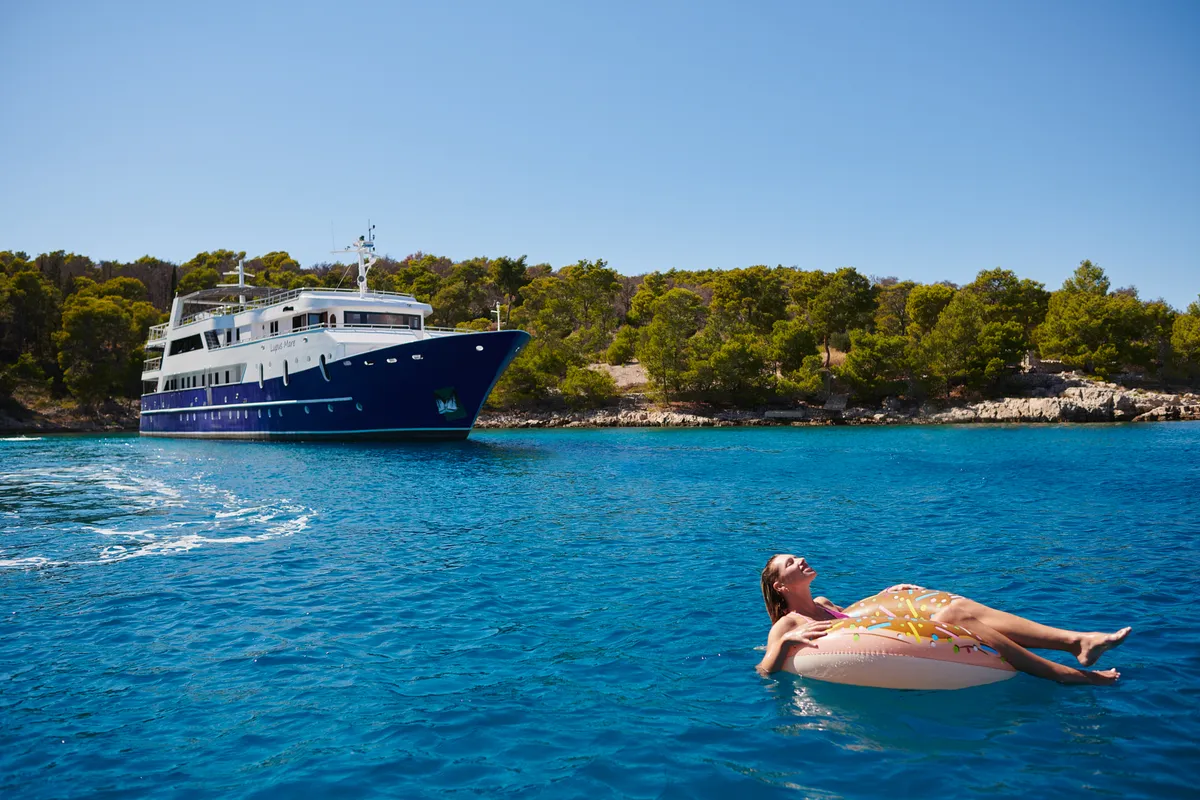 Exterior view of Lupus Mare, a Custom Made Lupus Mare motorboat at Split, Croatia