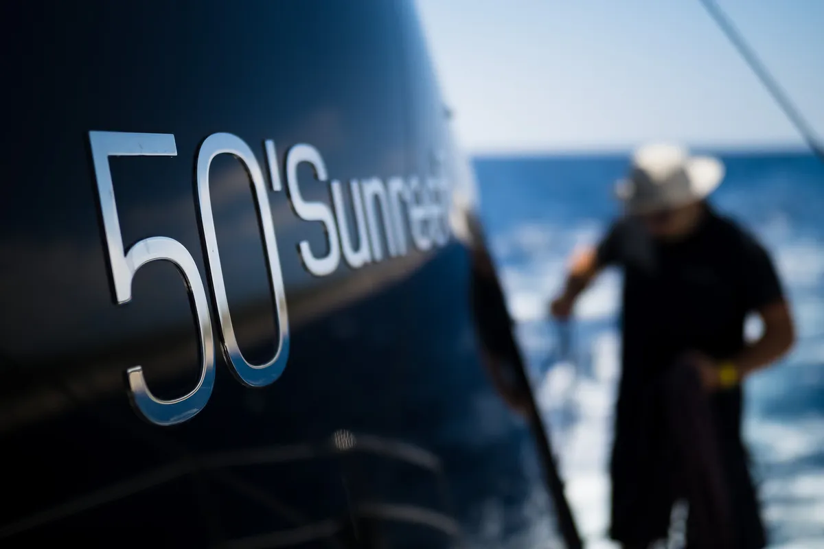 Solitaire, a Sunreef 50 catamaran at Grad Kaštela, Croatia