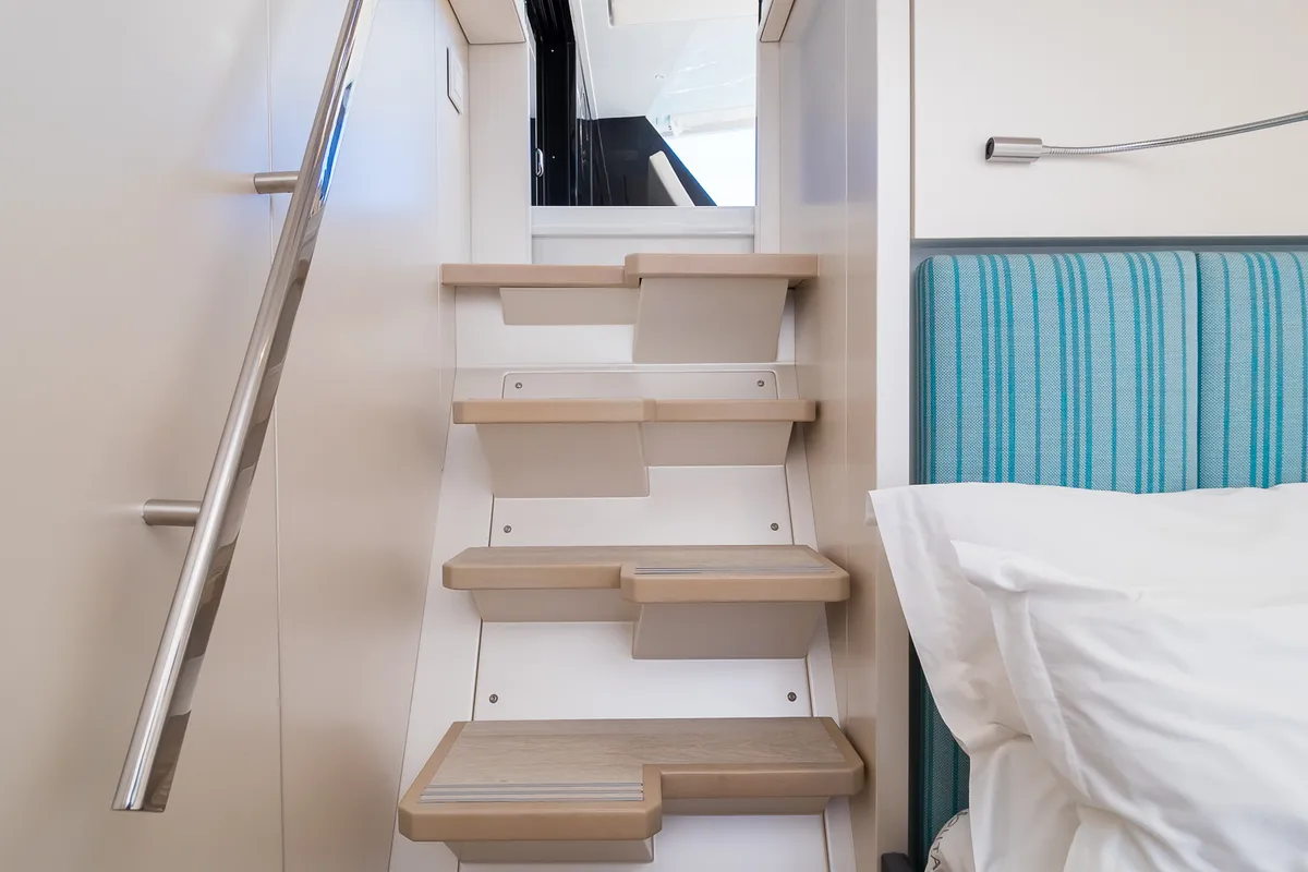 Cabin on Solitaire, a Sunreef 50 catamaran at Grad Kaštela, Croatia