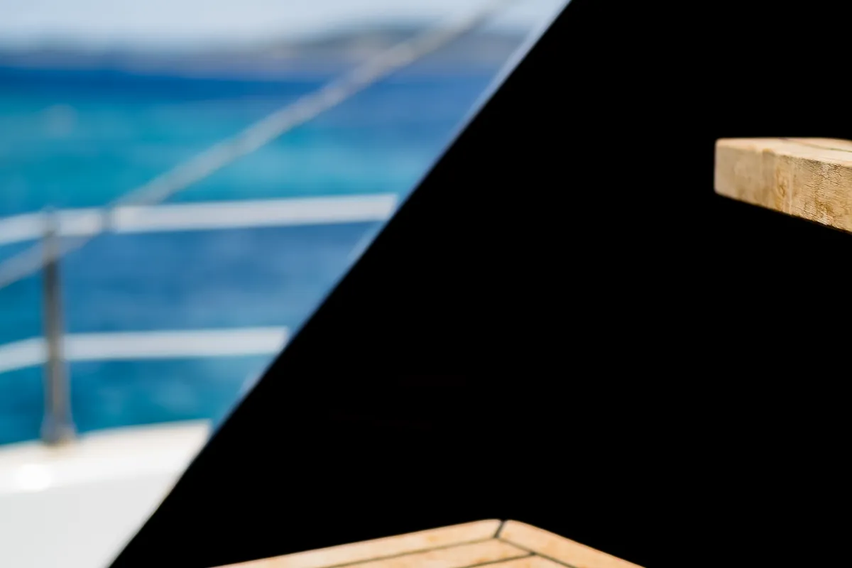 Solitaire, a Sunreef 50 catamaran at Grad Kaštela, Croatia