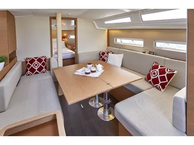 Salon of Magic Moments, a Jeanneau Sun Odyssey 410 sailboat at Grad Pula, Croatia