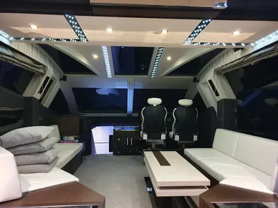 Obession Two, a Galeon 700 Skydeck motor yacht at Novi Vinodolski, Croatia