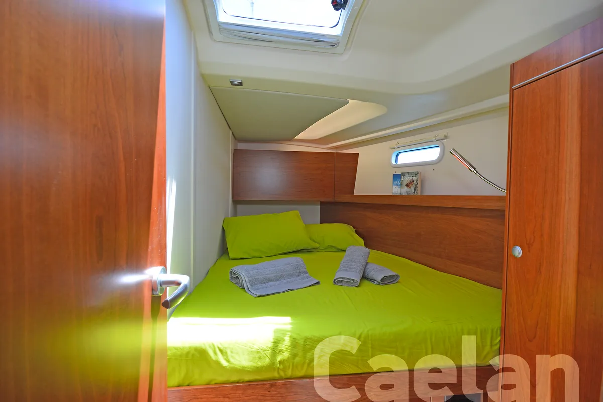 Cabin on Kimi, a Hanse 505 sailboat at Kos, Greece