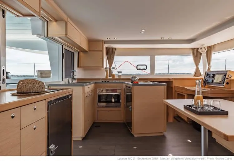 ENJOY, a Lagoon 450 Sport catamaran at Marseille, France