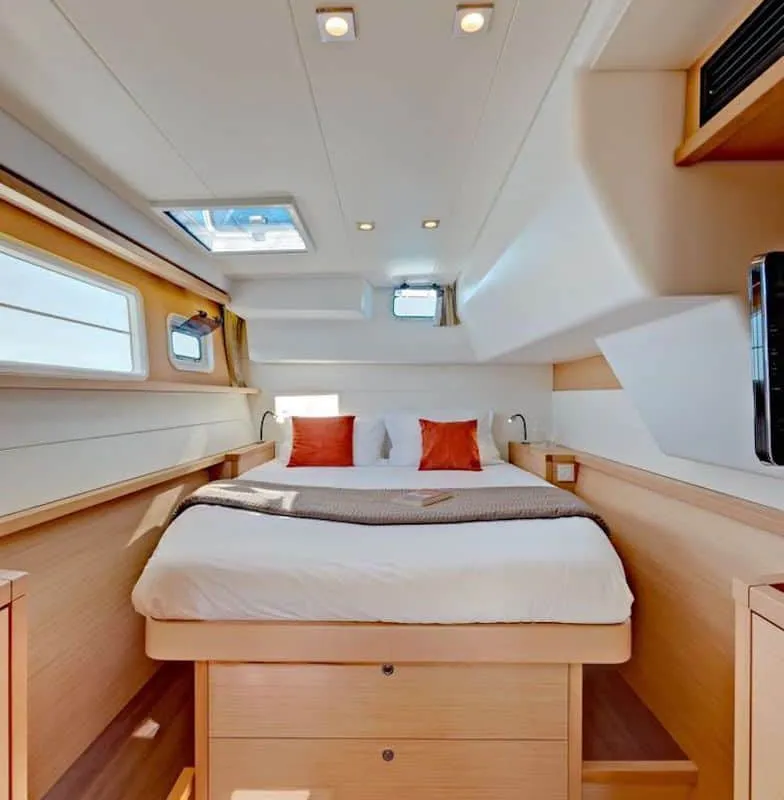 ENJOY, a Lagoon 450 Sport catamaran at Marseille, France