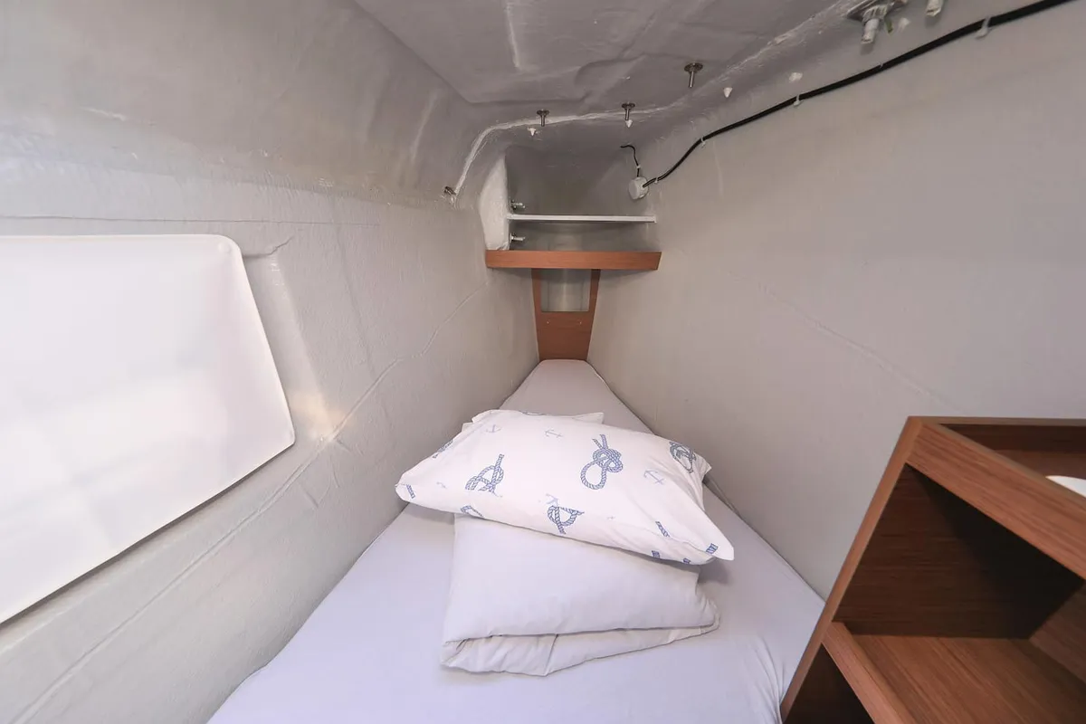 Cabin on Emily, a Lagoon 42 catamaran at Grad Trogir, Croatia