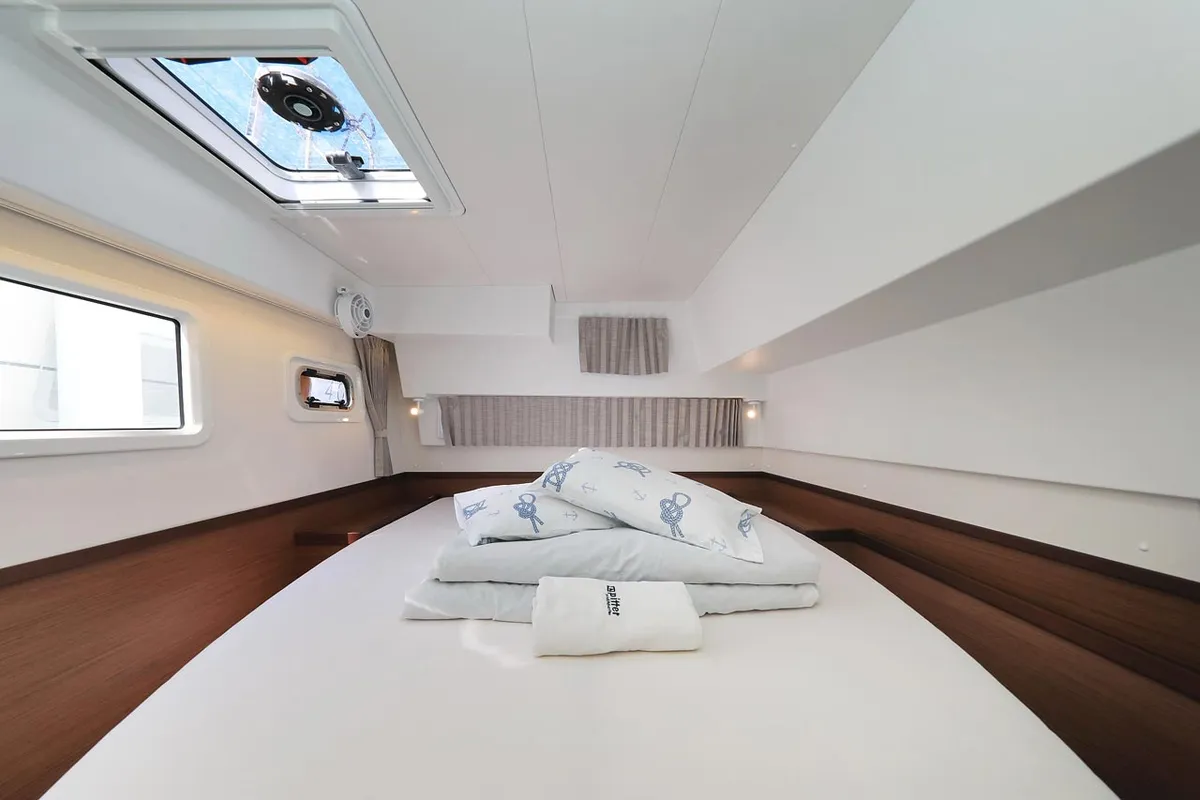 Cabin on Emily, a Lagoon 42 catamaran at Grad Trogir, Croatia